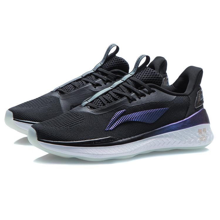 Li Ning Boundless 2 Infinity Breathable Low top Running Shoes Women's Black AFPR022-4