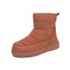 Kids Non-slip Snow Boots Boys Girls Plush High-top Boots Warm Cotton Shoes Winter Walking Hiking Shoes