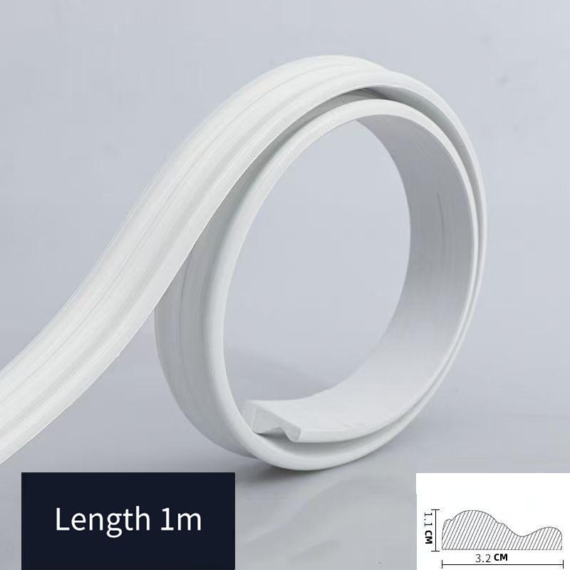 Elegant Self-Adhesive 1 Roll Decorative Strips Picture Frame Shape Flexible Peel and Stick Trim for Wall Floor Furniture Cabinet