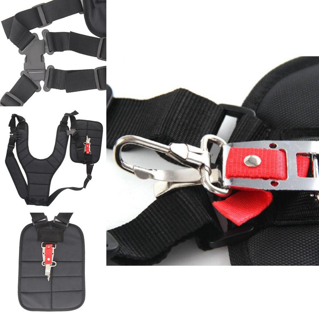 Comfortable And Adjustable Double Shoulder Strap For Brush Cutters High-quality Buckled Harness