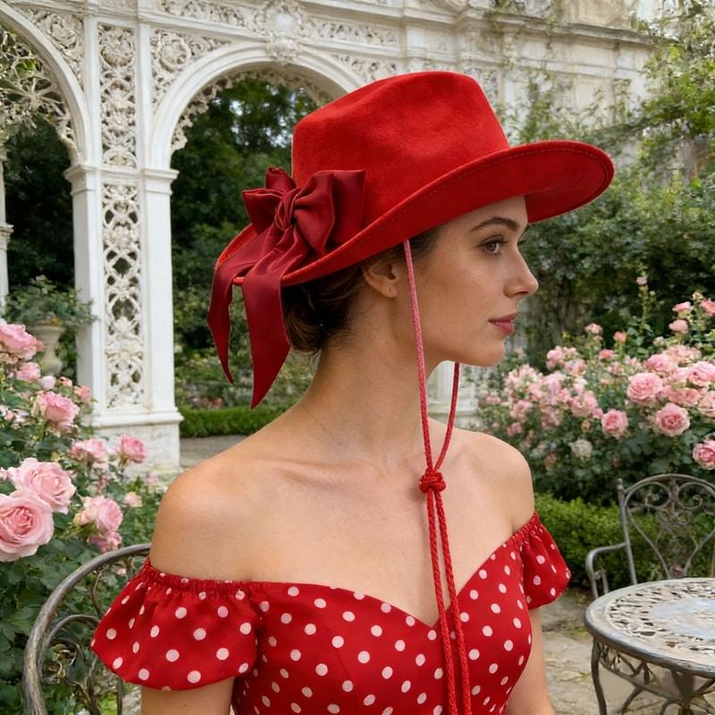 Lovely Western Theme Hat For Women Bride Bachelorette and Carnivals Parties Stage Show Photography Accessory Headpiece