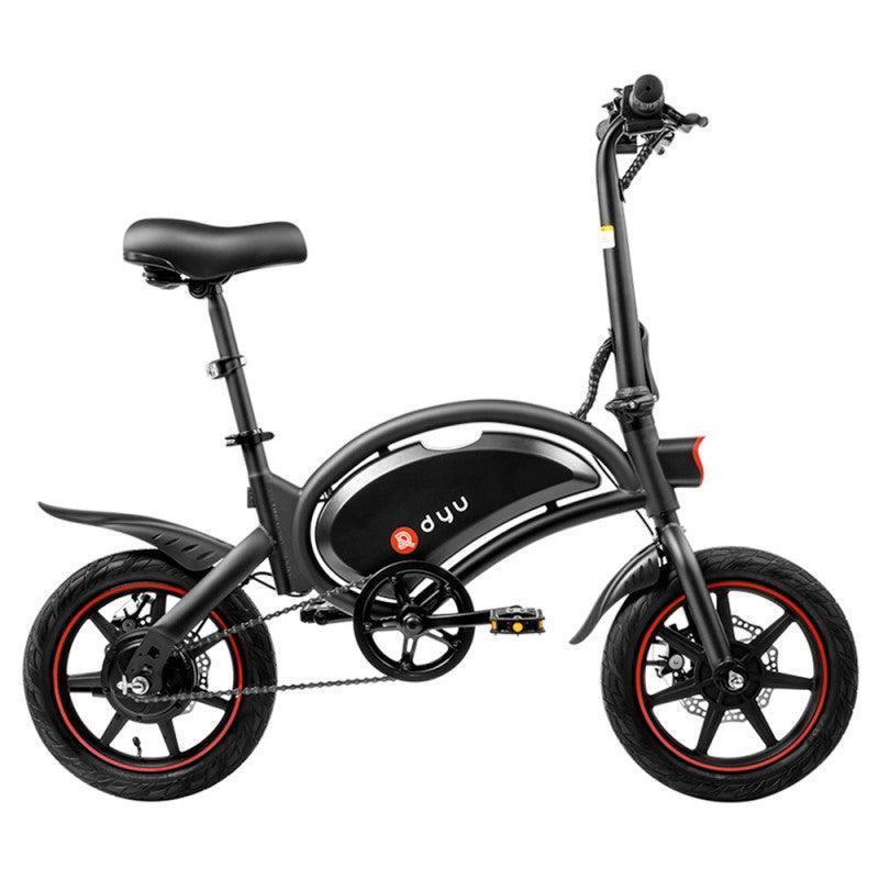 Vélo Électrique Pliant DYU D3F 14 , 250W, 36V 10Ah, Vitesse Max 25KM/H, Freins à Disque Doubles, Selle Réglable, Vélo Électrique Urbain Léger pour Navetteurs 36V 250W 10Ah noir