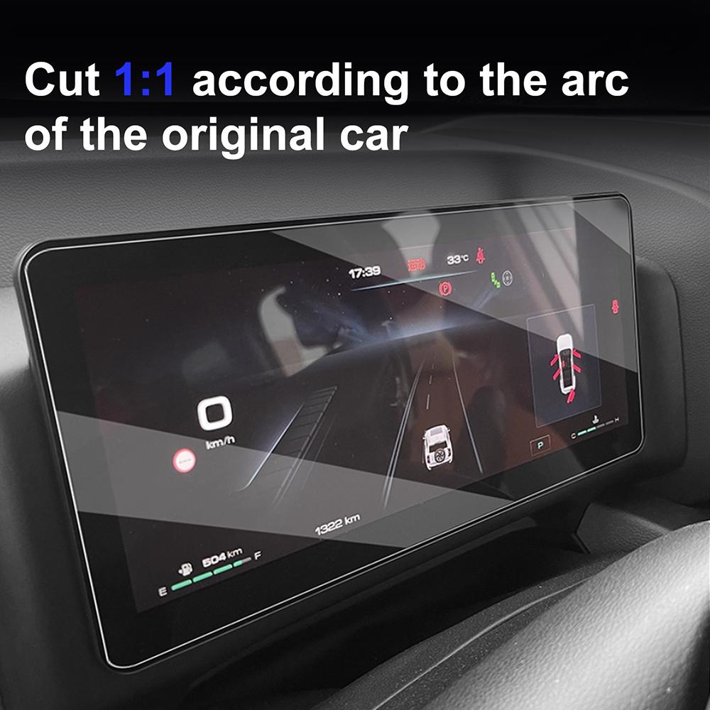 Tempered Glass Screen Protector for Haval H9 2024-2025 Navigation and Instrument Dashboard Display