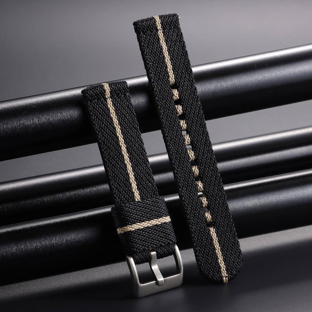 Nylon Strap 20 22mm for Tudor for Omega Watch Band  for Seiko Canvas Fabric Band Men Woven Military Sport Quick Release Bracelet