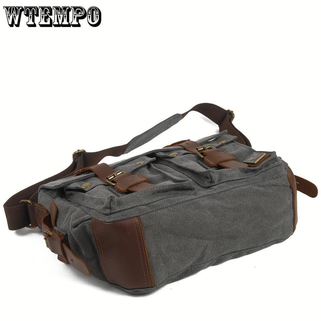 Vintage Messenger Bags Laptoptas Grote Capaciteit Schoudertas Voor Wandelen Reizen Kerst/Halloween cadeau