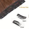 One Piece Colored Hairpieces Ombre Natural Lifelike Wig Soft Long Curly Hair Extensions  For Women