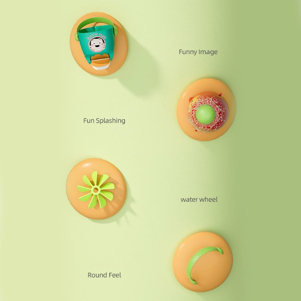 Rotating Shower Head Sprinkler Bucket Bath Toy For Toddler ABS Shower Toy for Kids Water and Poolside Beach Play