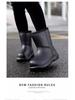 Women's Waterproof Fleece-Lined Snow Boots - Mid-Calf, Non-Slip, Warm, Height-Increasing, Comfortable