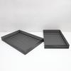 Modern Black Metal Mesh Tea Tray: Minimalist Storage for Living Room or Coffee Table Decor
