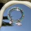 Lily of the Valley Butterfly Bracelet - Multi-Style Beaded Star & Moon Design