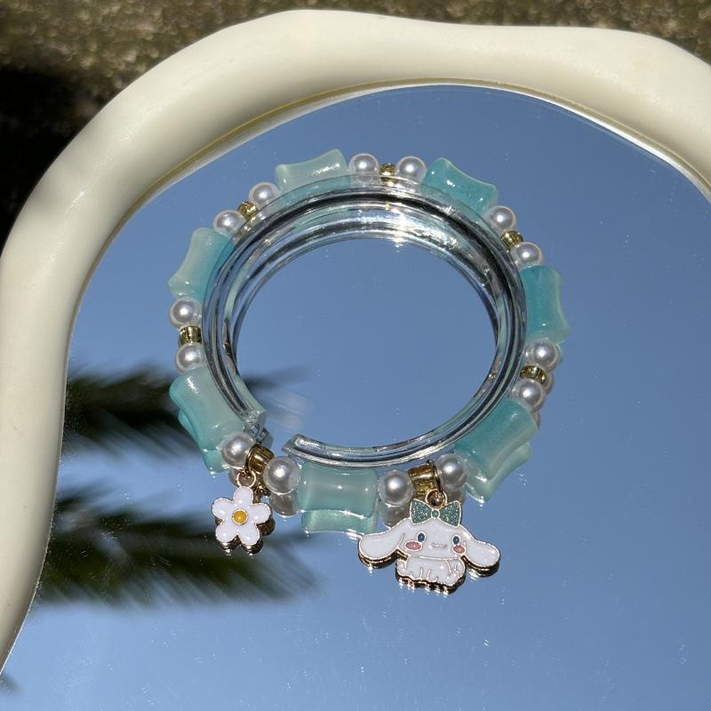 Lily of the Valley Butterfly Bracelet - Multi-Style Beaded Star & Moon Design