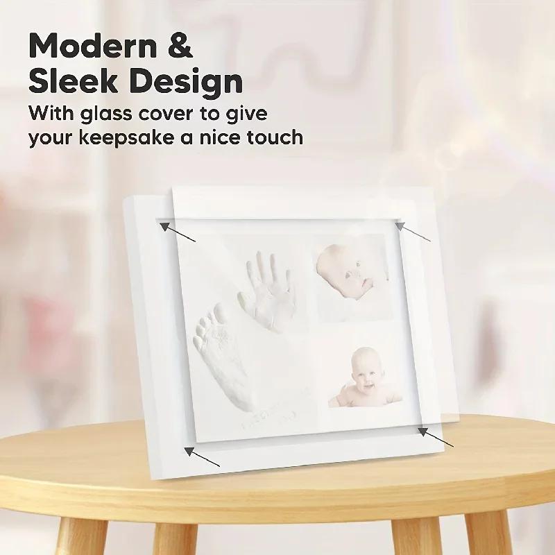 Baby Hands And Footprints Clay Photo Frame Create Lasting Memories With This Baby Hand and Footprints Kit Gifts for Boys Girls