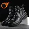 Chelsea Boots for Men Business Office Formal Dress Shoes Men Casual High-top Ankle Boots Men Platform Boots