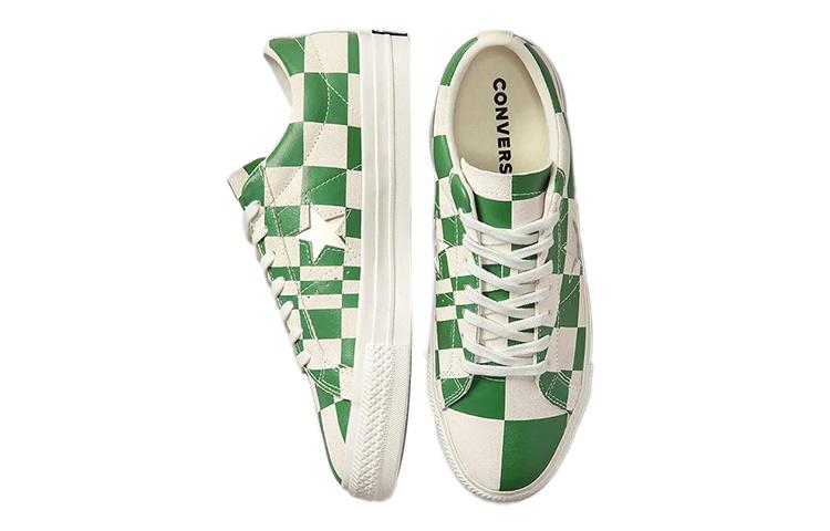 Converse One Star Ox Blocked Warped Board Green Men's Sneakers