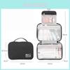 Bolsa de Higiene Pessoal Portátil para Viagem, Bolsa de Maquiagem Impermeável Suspensa para Skincare