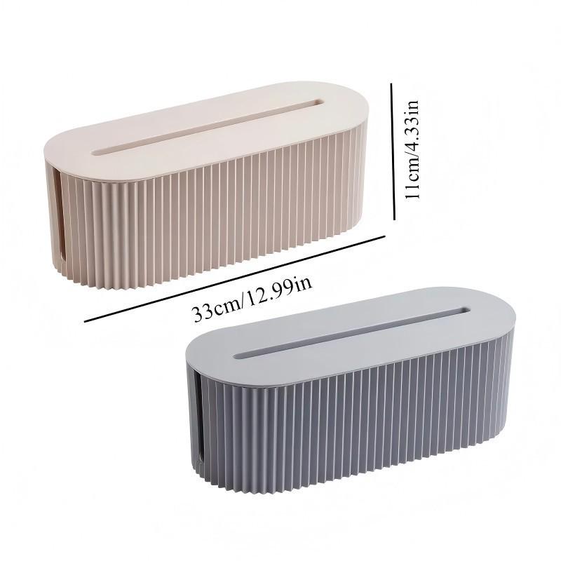 Cross-Border Safety Power Strip Organizer: Child-Proof Cable Box for Dorm, Phone & Tablet Desktop Cord Management.