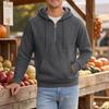 Unisex Color -Lined Zip Up Hoodie Casual Loose Fit Long Sleeve Fall Jacket