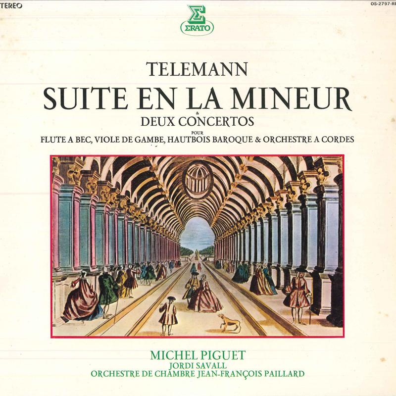 

LP Record MICHEL PIGUET, JORDI SAVALL, ORCHES - Telemann: Suite En La Mineur & Deux OS2797RE ERATO 1973 Japan Classical Used