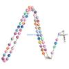 Christian Catholic Religious Rosary Necklace for Cross Pendant Rosary Chain Jewe D57B