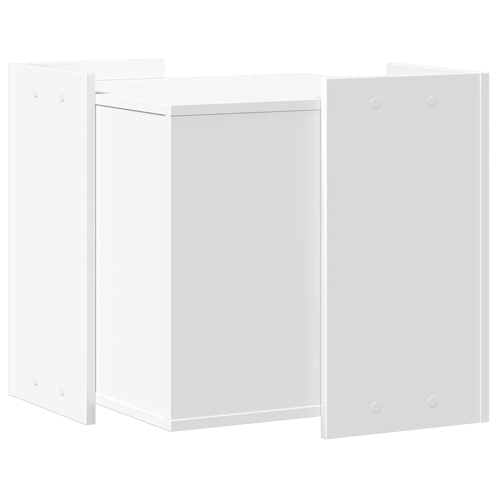 Vidaxl Szafka Na Kuwetę, Biała, 53X53X51 Cm, Materiał Drewnopochodny