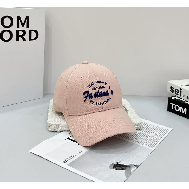 High quality letter embroidery hardtop baseball hat for men and women couples cap four seasons sunshade sunscreen cap