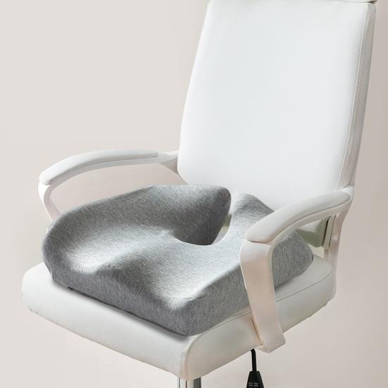 Office Chair Cushion Memory Foam Seat Cushion Breathable Pressure Relief Seat Cushion for Car Seat Wheelchair Thighs Sciatica Pain Relief