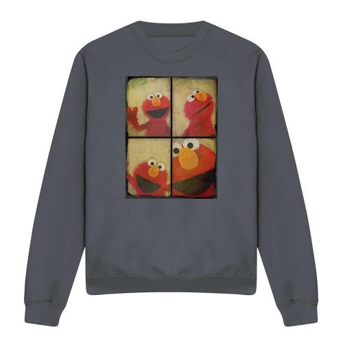 Sesame Street Unisex Adult Elmo Photobooth Sweatshirt