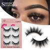 3 Pairs Of Natural Thick New 3D Imitation Mink False Eyelashes 10 Styles