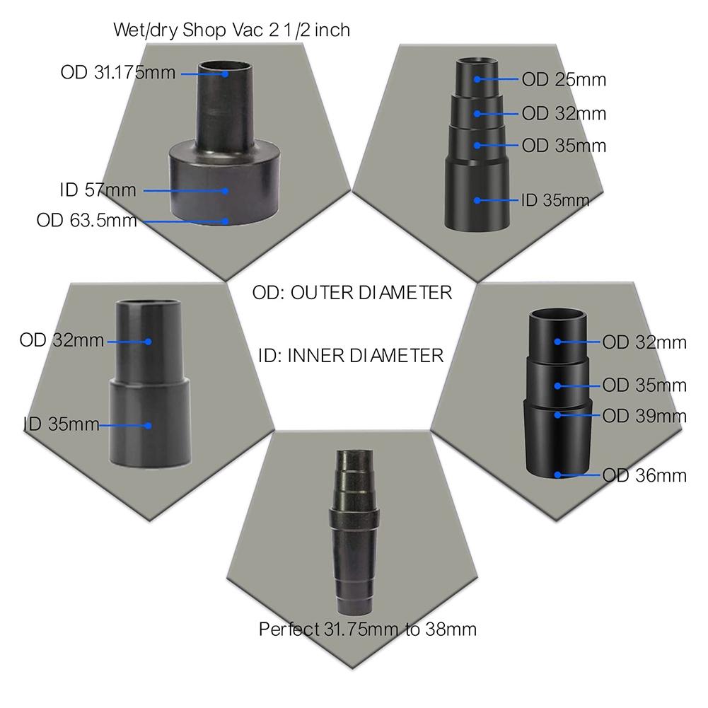 Vacuum Adapter Reducer Converter To 1 1/4inch Brand New