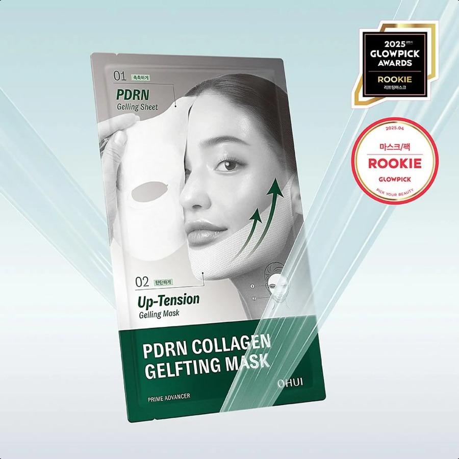 O HUI Prime Advancer De-aging PDRN Collagen Gelfting Mask Sheet 4ea Set GelftingMask Sheet4ea Set