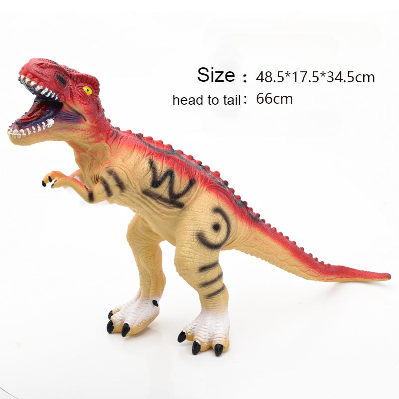 Jurass Large Dinosaur Model Toy T Rex Worlds Soft Puppets Velociraptor Jurass Park Shark Dinosaur Toys for Kids