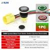 FILN 19mm Waterproof Metal Button Switch, 12V, LED Dual Color, Removable Symbol, Self-locking/Momentary