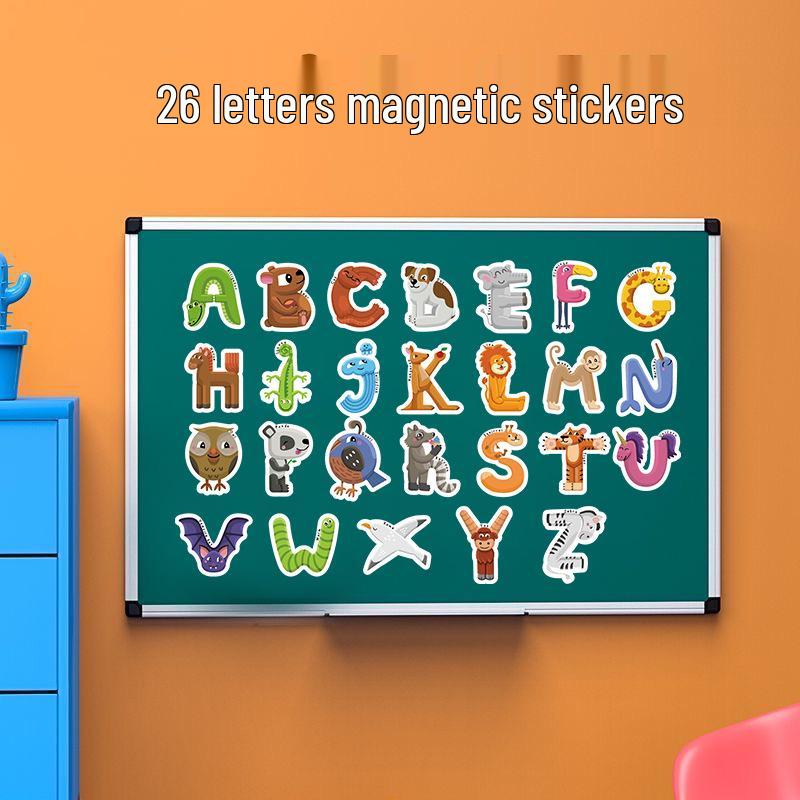 Магниты на холодильник «Узнавание мультяшных животных» — развивающая игрушка для детей