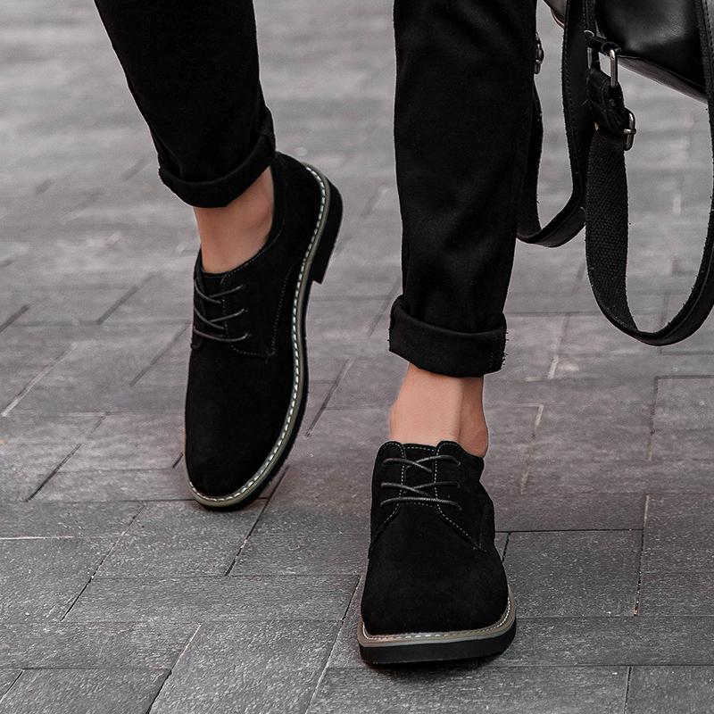 Fashion Casual Business Men's Shoes Fashionable Classic Retro Black Brown Leisure Outdoor Party Daily office adult flat shoes New