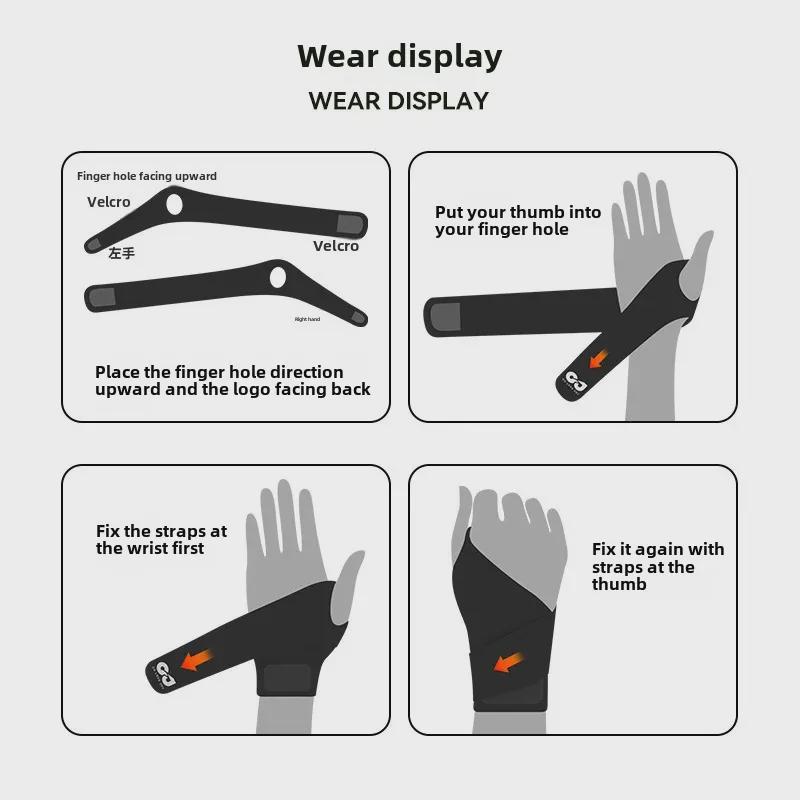 Biljarthandschoen met Polssteun voor Verbeterd Richten en Snooker Training - HW15