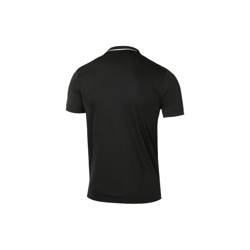 Nike Polo Shirts Men's Black Crew Neck Moderate Straight Fit CW6848-010