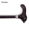 Brown Long Bear T Head  Wooden Fashion Walking Stick Decorative Cospaly Cane Halloween Mace Crutch  Wand Crosier 93cm