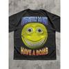 Funny "I Definitely Do Not Have a Bomb" Graphic T-Shirt - Sarcastic Humor Tee with Cartoon Face Design, Soft Breathable Fabric, Regular Fit Casual