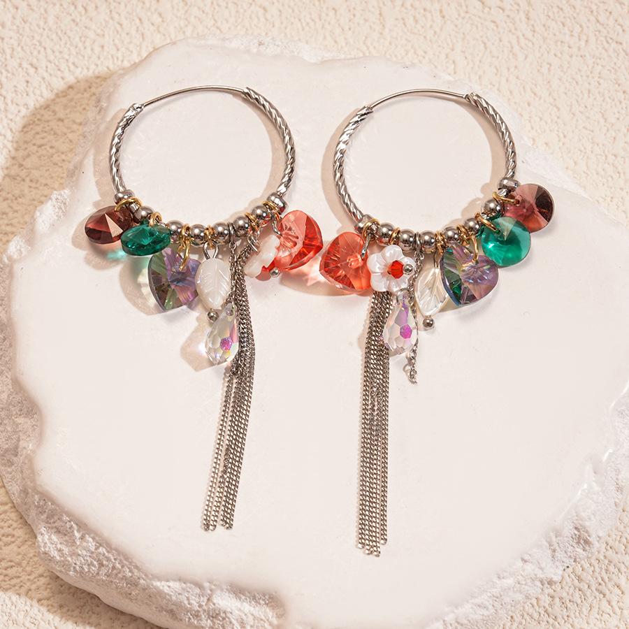 

Модные серьги-подвески для женщин разноцветный