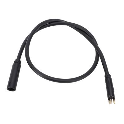 Cycle Motor Extension Cable 60CM Length 6 Pins Rain Proof ABS Wheel Motor Extension Cable
