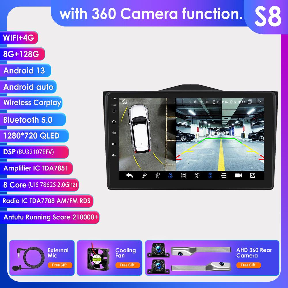 9" Android Bluetooth GPS Navigator for 18-19 Lada BA3 - Car-Mounted Large Screen