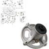 Spindle Assembly Compatible with Snapper Mower 1735326YP 1735326 485866 1735573YP 14226 1735323YP 330240B