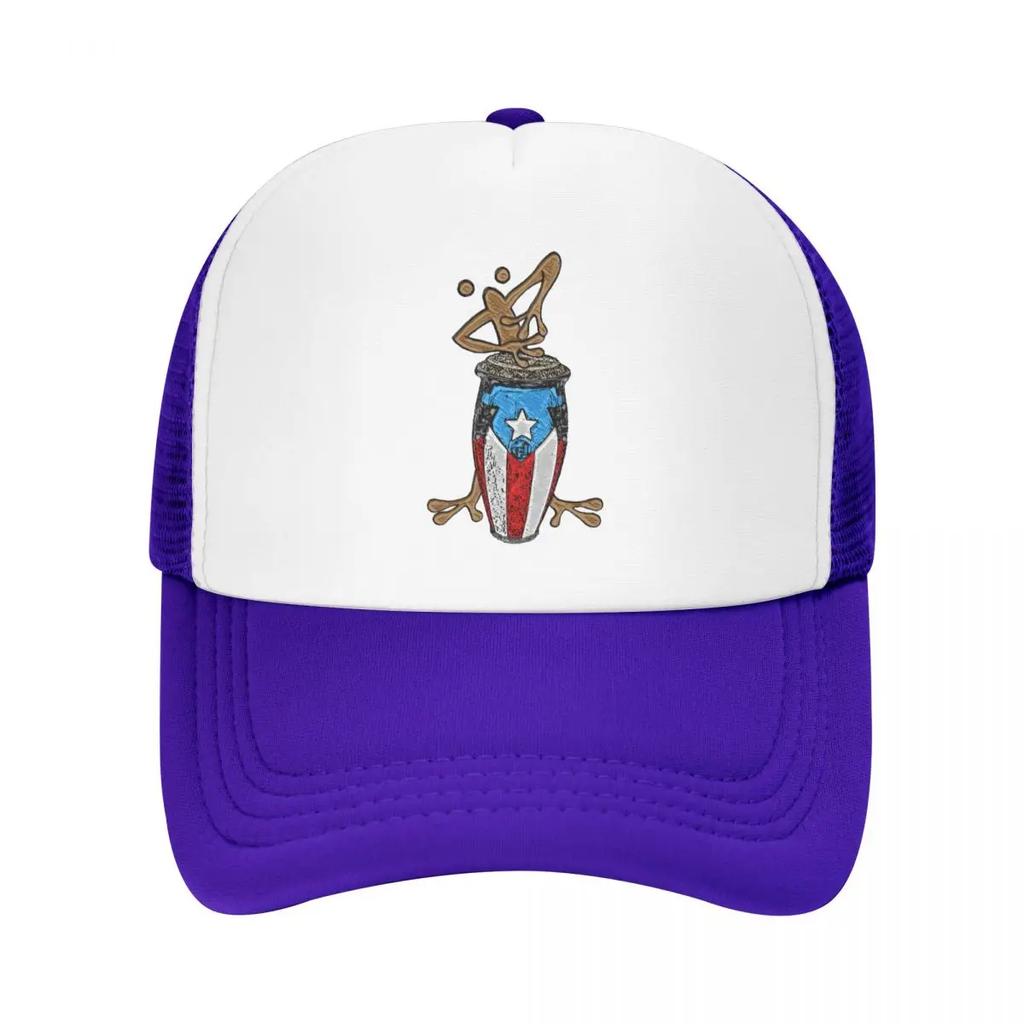Personalized Boricua Puerto Rican Coqui Taino Flag Baseball Cap Sun Protection Women Unisexs Adjustable Trucker Hat Summer Dad Hat