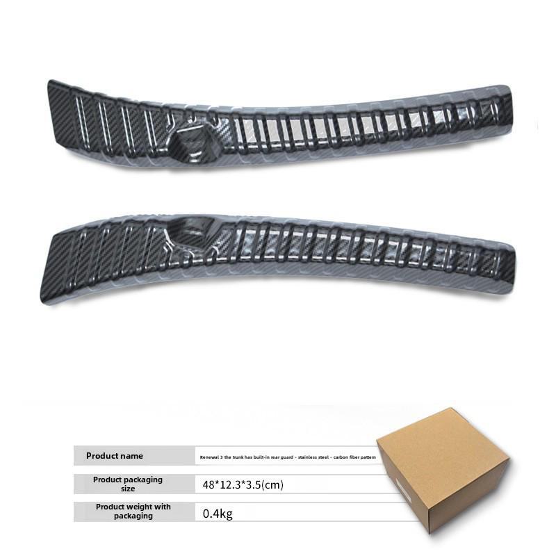 Stainless Steel Trunk Guard Plate for Tesla Model 3 Highland