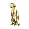 Kerzenhalter aus Harz Kandelaber Kerzenhalter Goldene Oktopus-Skulptur Oktopus-Kerzenständer Sepia Tintenfisch Heimdekoration