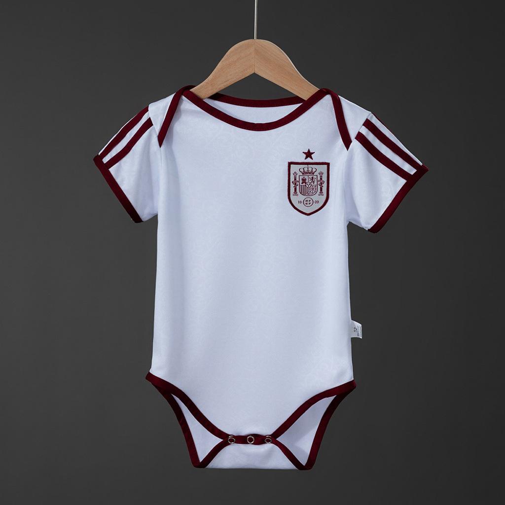 US, Canada and Mexico World Cup Football Jersey One-piece Baby Baby Argentina France Real Madrid Baby Climbing Suit Romper