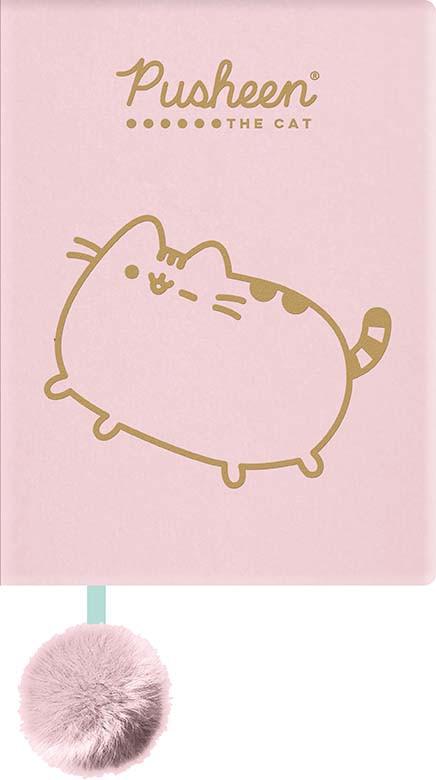 Pamiętnik Pusheen Z Pomponem Kotek Róż