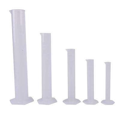 10/25/50/100/250Ml Plastic Measuring Cylinder Laboratory Test Graduated Tube