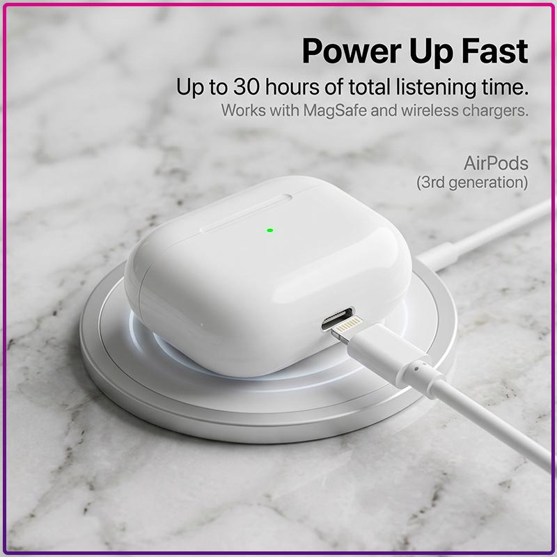 Spatial Audio Bluetooth Wireless Earbuds AirPods 3 Design Touch Sensor Clear Voice Call Portable Charging Box In Ear Sports Bluetooth Headphones