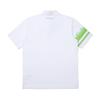MALBON GOLF M Sleeve Point Polo Shirt White (Man)